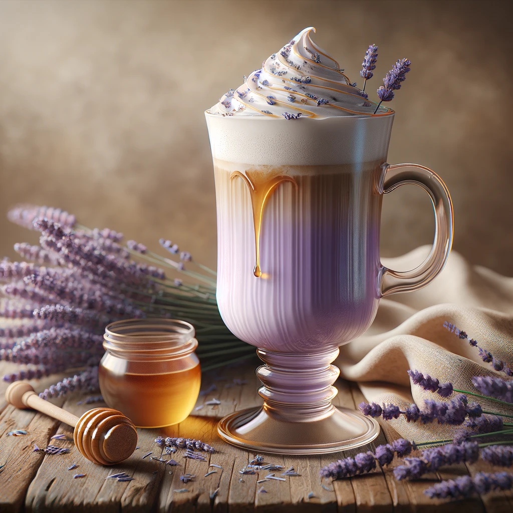 Lavender Honey Cream Latte
